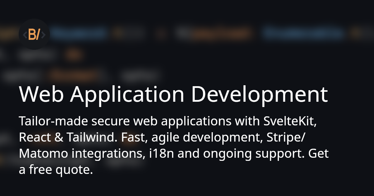 Web Application Development | Binder Innovations UG